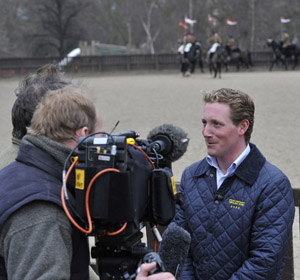 Oliver Townend at Hyde Park Barracks Oliver Townend at Hyde Park Barracks