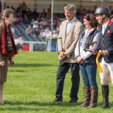 HRH The Princess Royal, Andrew Nicholson,  Judie Simmonds (owner Paul Ridgeon's daughter) and Oliver Townend © Trevor Holt